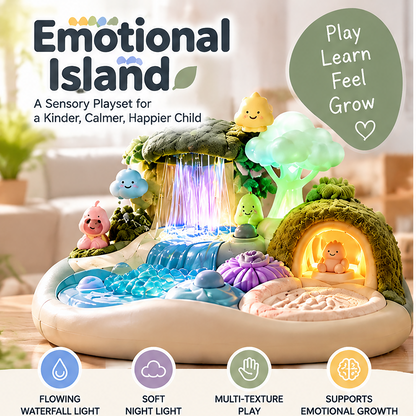 LUNELRS® Emotional Island Light-Up Sensory & Feelings Playset