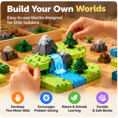 LUNELRS® StoryLand Interactive Projector Building & Storytelling Set