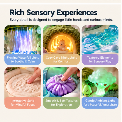 LUNELRS® Emotional Island Light-Up Sensory & Feelings Playset